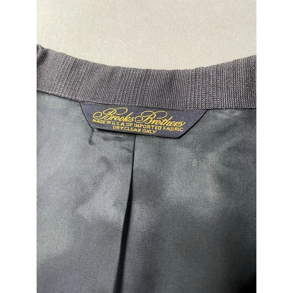 Brooks Brothers Mens Blazer 48 Blue Plaid Wool Wedding Sport Coat‎ Church